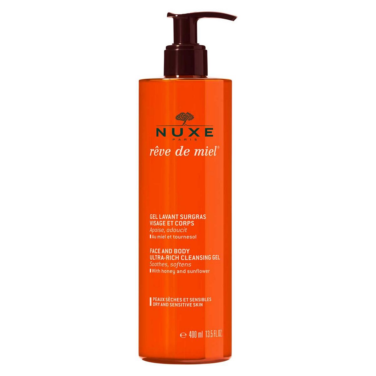 NUXE Rêve De Miel® Face And Body Ultra-Rich Cleansing Gel 400ml