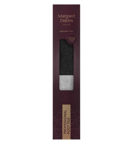 Margaret Dabbs London Professional Foot File with 2 Replacement Pads