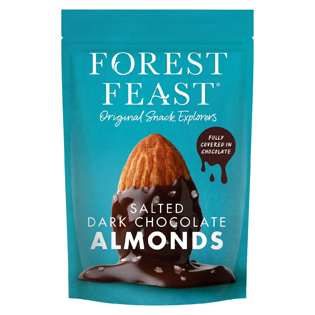 Forest Feast Salted Dark Chocolate Almonds 120G