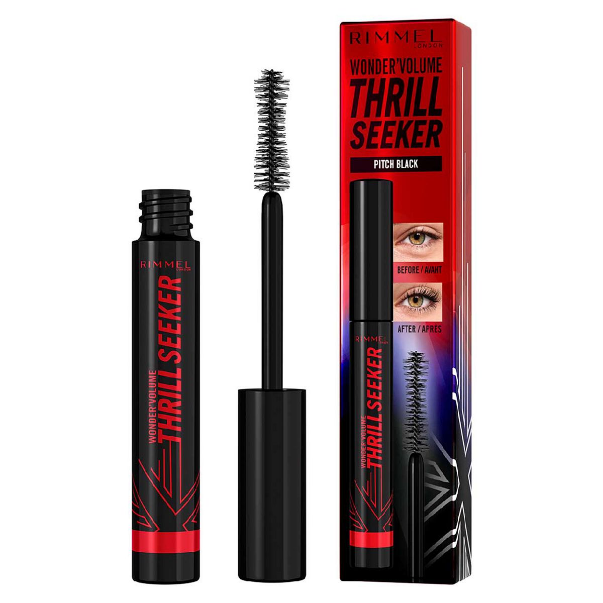 Rimmel Thrill Seeker Pitch Volumising Mascara Black