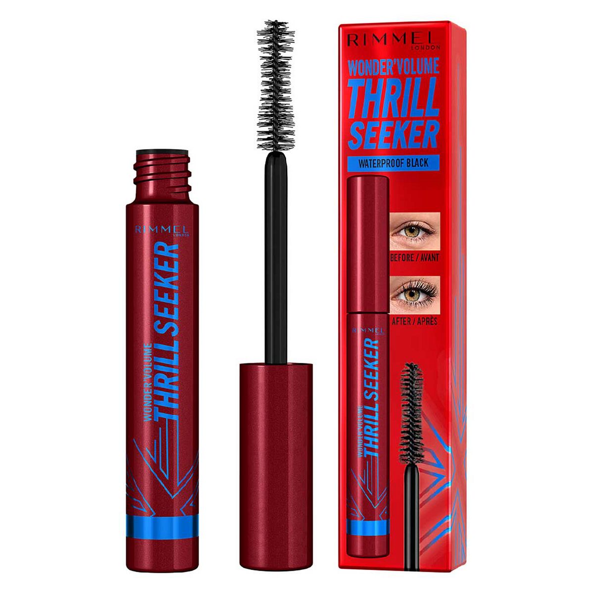 Rimmel Thrill Seeker Waterproof Volumising Mascara Black