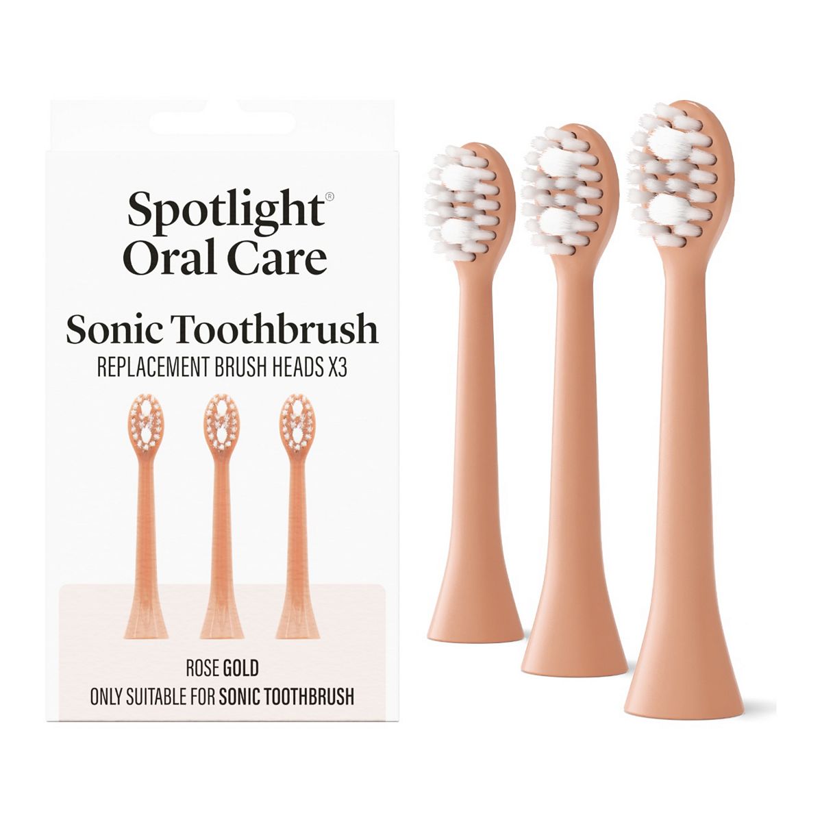 Spotlight Oral Care Heads Rose Gold