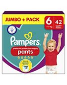 Pampers Premium Protection Nappy Pants Size 4, 54 Nappies, 9kg - 15kg,  Jumbo+ Pack