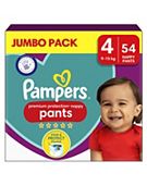 Pampers Baby-Dry Nappy Pants Size 5, 33 Nappies, 12kg - 17kg Essential Pack