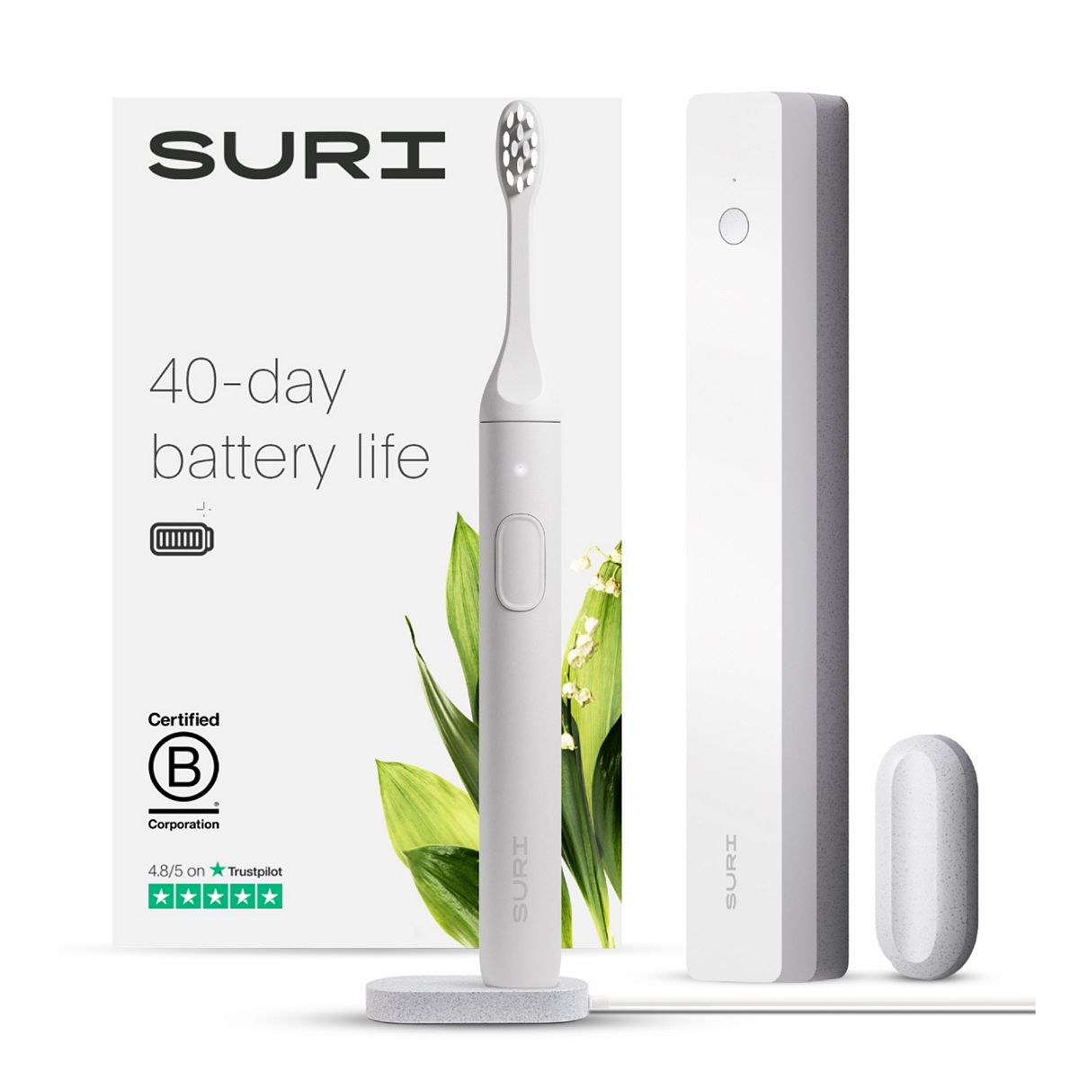 Suri Electric Toothbrush Sea Mist And Uv Case