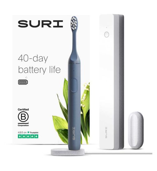 SURI Electric Toothbrush Morning Waves and UV Case