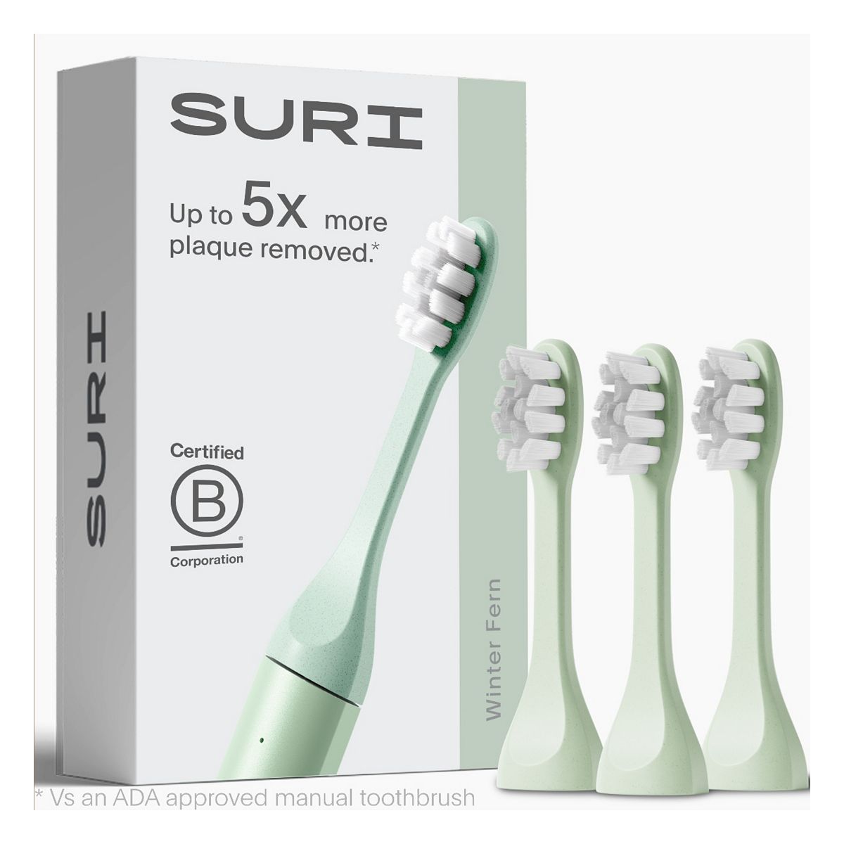 Suri Replacement Toothbrush Heads Winter Fern 3X Head