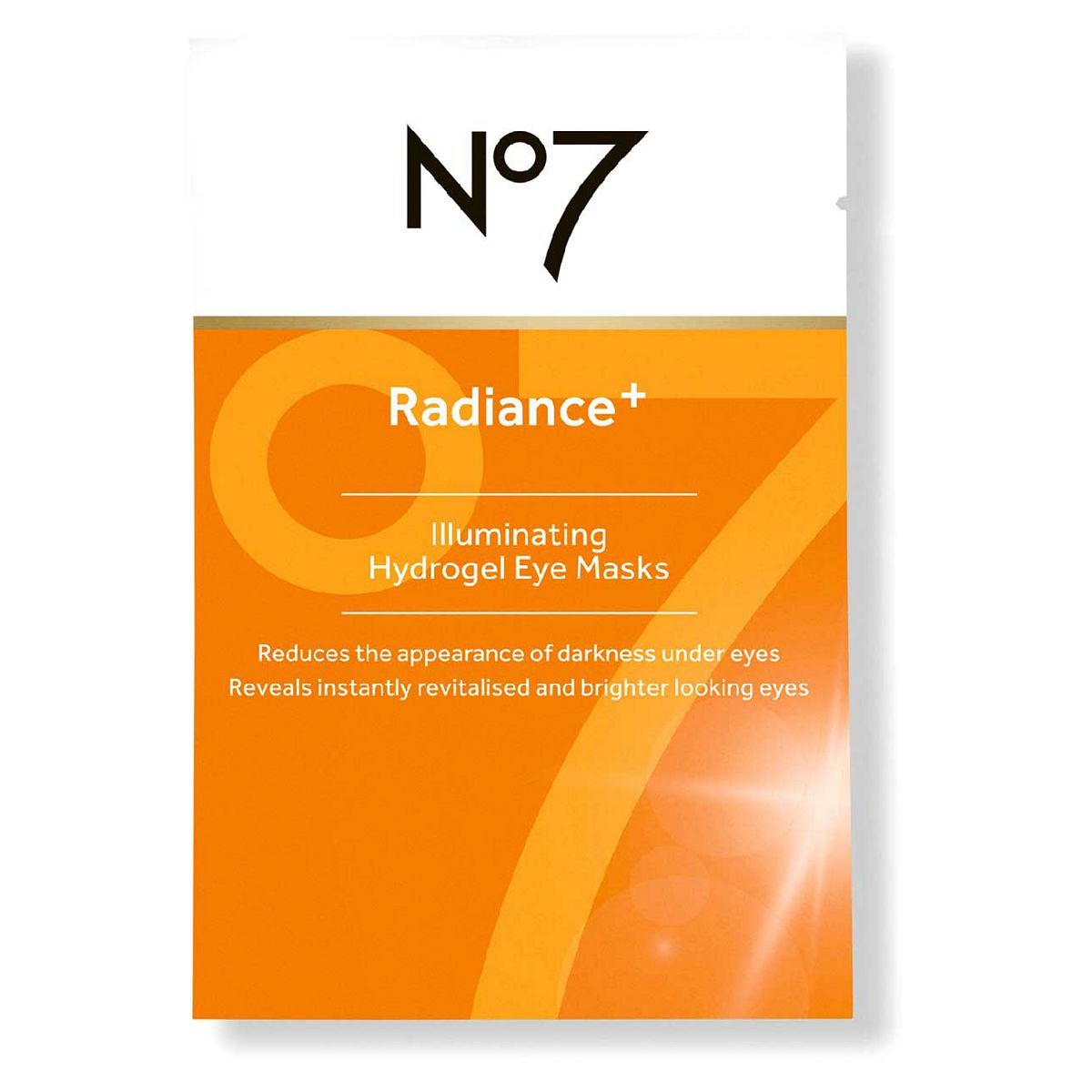 No7 Radiance+ Illuminating Hydrogel Eye Masks 5 X 3g