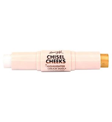 Barry M Chisel Cheeks Highlighter Cream Duo Lilac Pink lilac pink