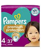 Pampers Baby-Dry Size 4+, 41 Nappies, 10kg-15kg, Essential Pack