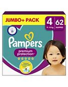 Pampers Premium Protection Size 4 37 Nappies - Tesco Groceries