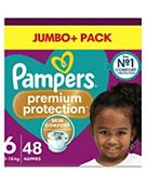 Pampers Premium Protection Nappy Pants, Size 6 (15kg+) Essential