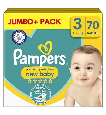 Pampers Premium Care Diapers Size 3, 6-10kg The Softest Diaper 25pcs Online  at Best Price, Baby Nappies