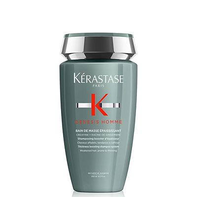 Krastase Genesis Homme Mens Shampoo, Anti-Fall Thickening Shampoo for Weakened & Thinning Hair, 250m