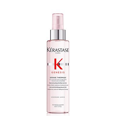 Krastase Genesis, Nourishing  Blow-dry Spray Cream, For Weakened Hair, With Ginger Root, Defence Thermique, 150ml
