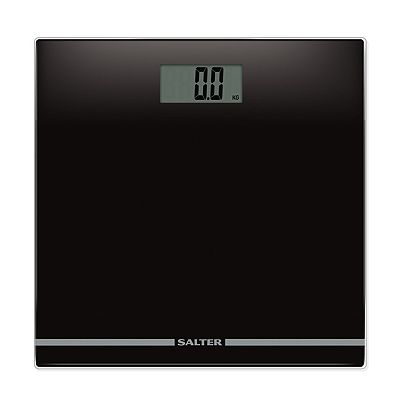 Salter 9205 Large Display Glass Electronic Bathroom Scale Black