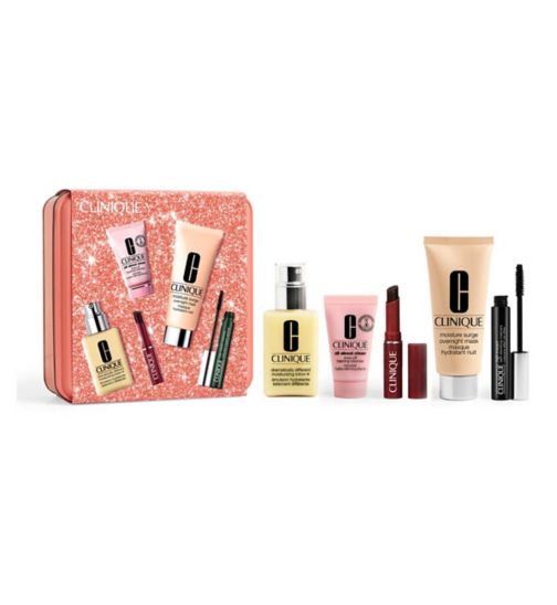 STAR GIFT Clinique Let It Glow 5-Piece Beauty Gift Set With Black Honey - Limited Edition
