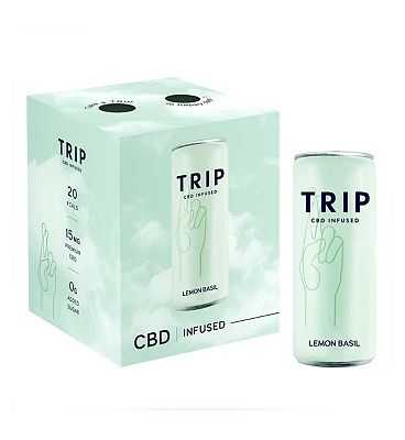 TRIP CBD Lemon Basil Drink - 4 x 250ml Multipack