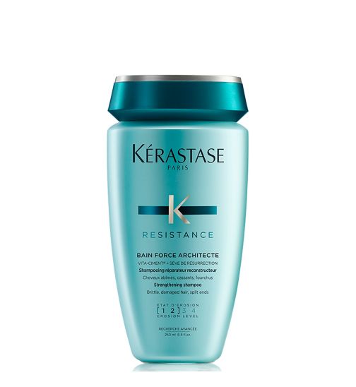 Kérastase Resistance, Strengthening Shampoo, For Damaged Hair & Split Ends, With Vita-Ciment Complex 250ml
