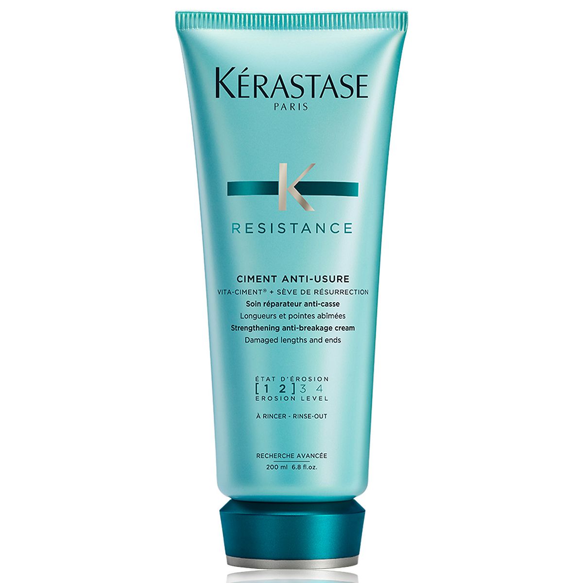 Kerastase Kérastase Resistance, Strengthening Conditioner, For Damaged Lengths & Ends, With Vita-Ciment Advance, Ciment Anti-Usure,200 ml, 200ml