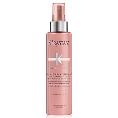 Krastase Chroma Absolu, Heat Protection Serum, Anti-Frizz, For Damaged Colour-Treated Hair, With Vit