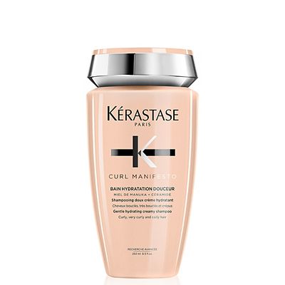 Krastase Curl Manifesto, Shampoo, For Curly to Very Curly and Coily Hair, With Manuka Honey and Ceramide 250ml