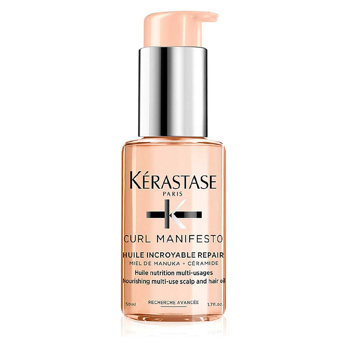 Kerastase Kérastase Curl Manifesto, Nourishing Oil Styling And Finishing Treatment, With Manuka Honey, Huile Sublime Repair, 50ml