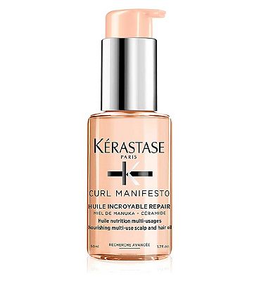 Krastase Curl Manifesto, Nourishing Oil Styling and Finishing Treatment, With Manuka Honey, Huile Su
