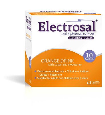 Electrosal Oral Hydration Sachets Orange - 10 Sachets