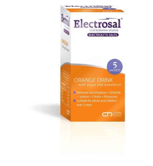 Electrosal Oral Hydration Sachets Orange - 5 Sachets