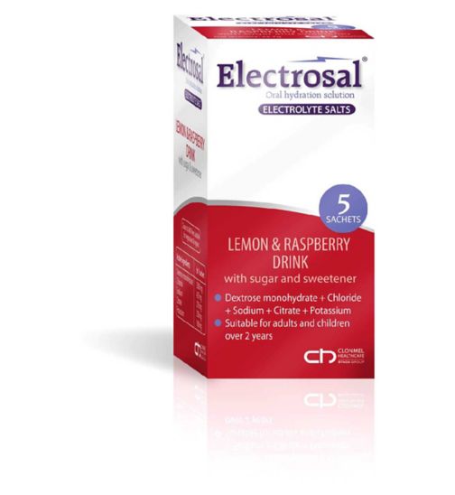 Electrosal Oral Hydration Sachets Rasberry & Lemon - 5 Sachets