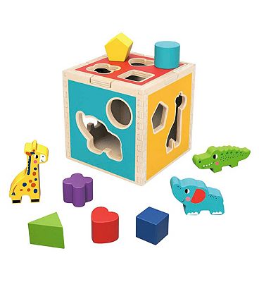 Tooky Toy Wooden Animal Shape Sorter