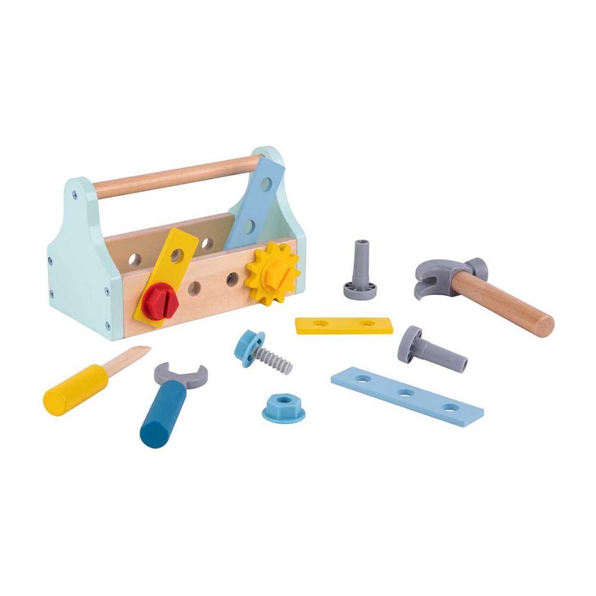 Tooky Toys Tooky Toy Wooden Take -Along Tool Box