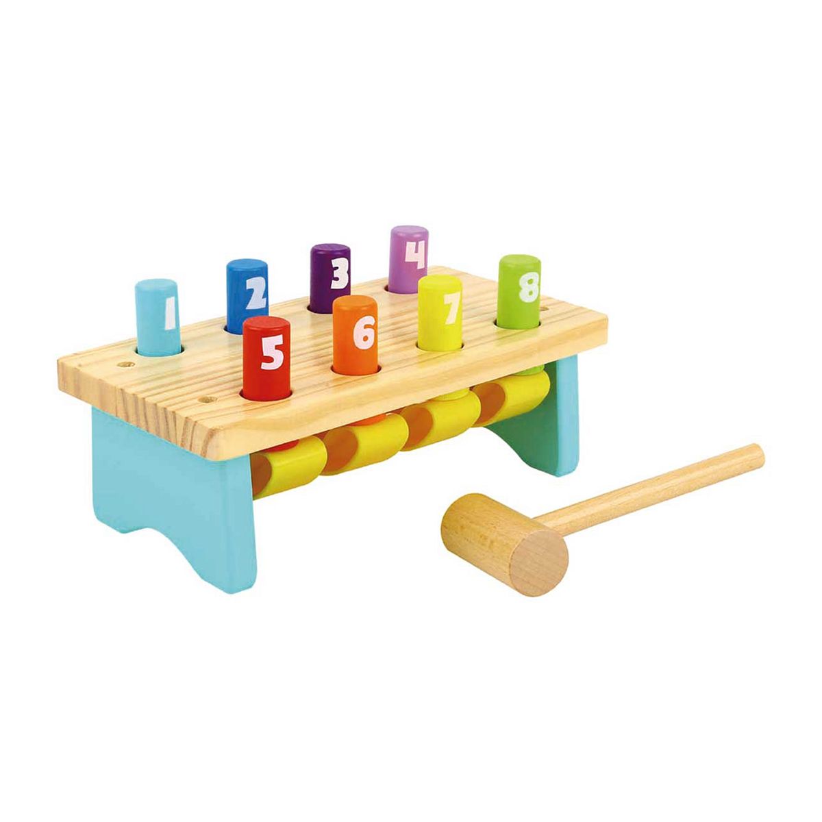 Tooky Toys Tooky Toy Wooden Knock Bench