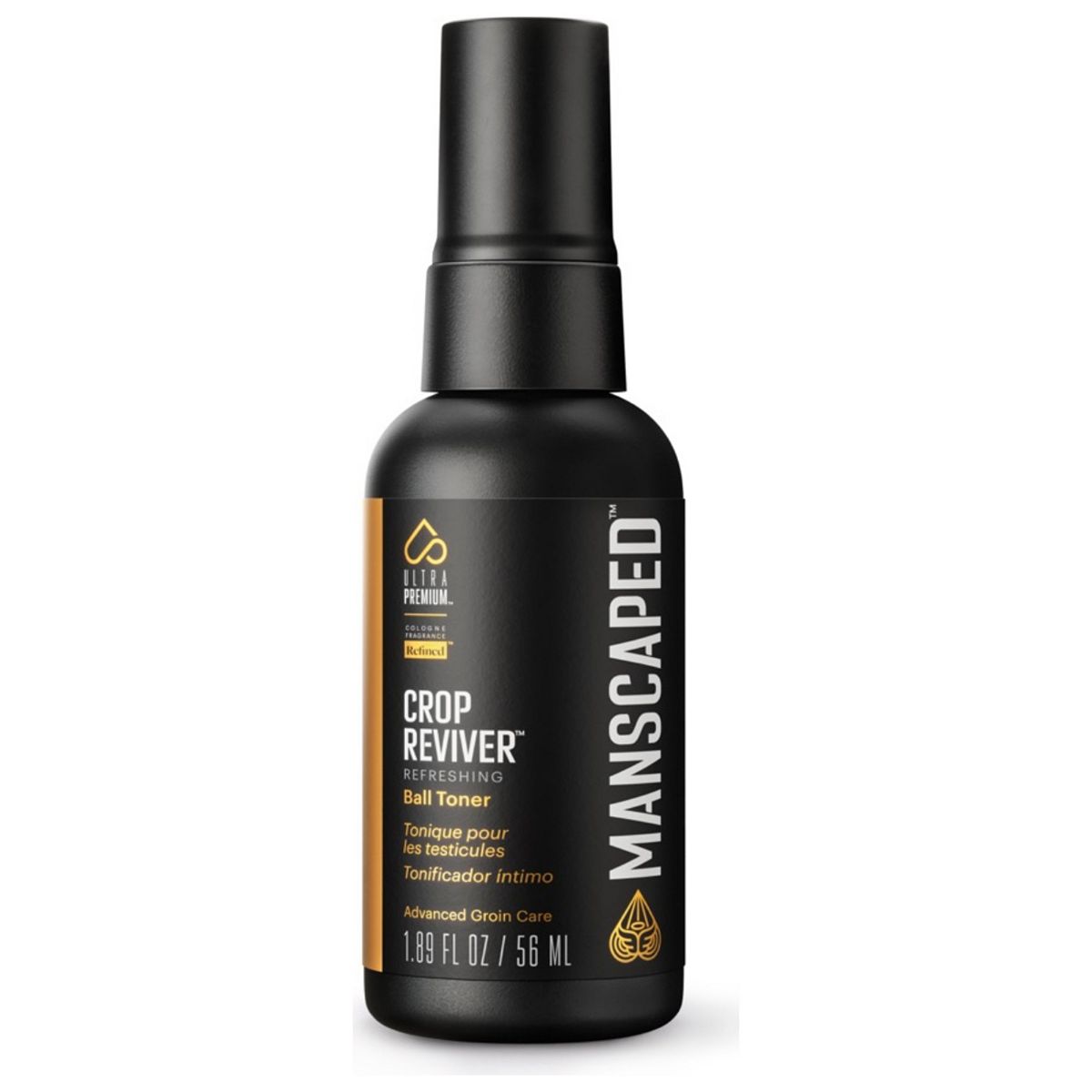 Manscaped Crop Reviver, Hydrating Men's Body Toner Spray & Cooling Groin Spritz, 56Ml