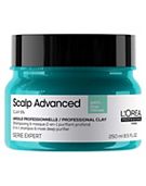 L’Oréal Professionnel Serie Expert Scalp Advanced Anti-Oiliness 2-in-1 Deep Purifier Clay Mask For Oily Hair 250ml