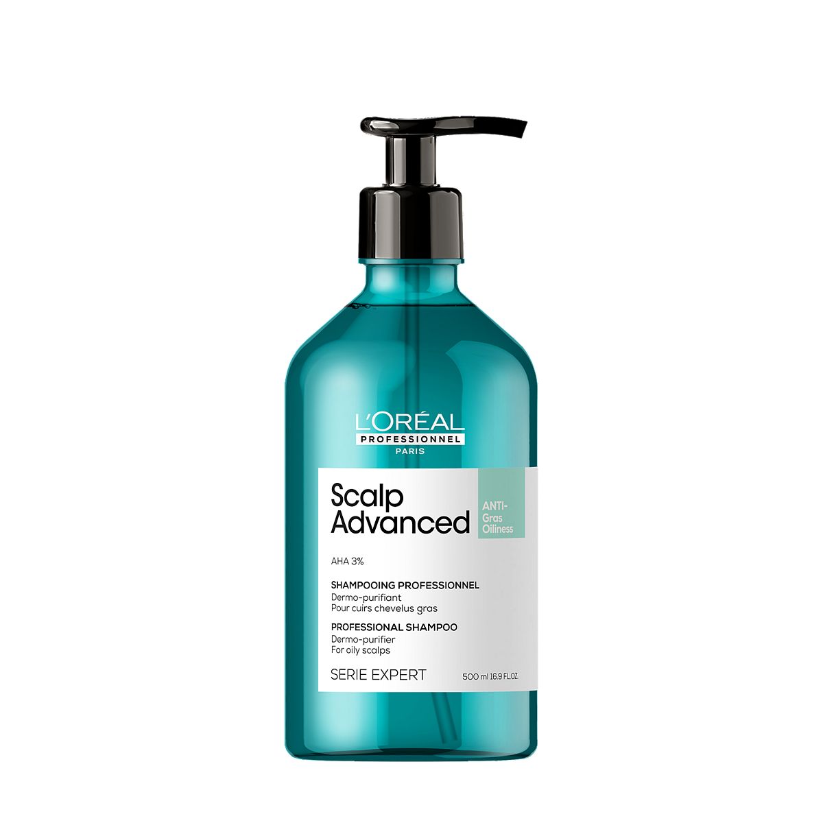 L'Oreal Professionnel Serie Expert Scalp Advanced Anti-Oiliness Dermo-Purifier Shampoo For Oily Scalps 500ml