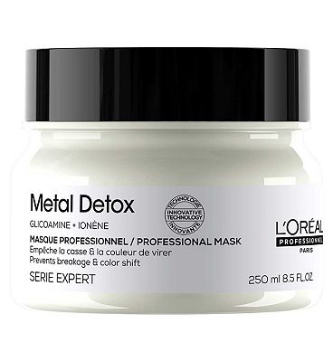 L'Oreal Professional Metal Detox nourishing Hair Mask 250ml. Stop hair breakage and Colour fade