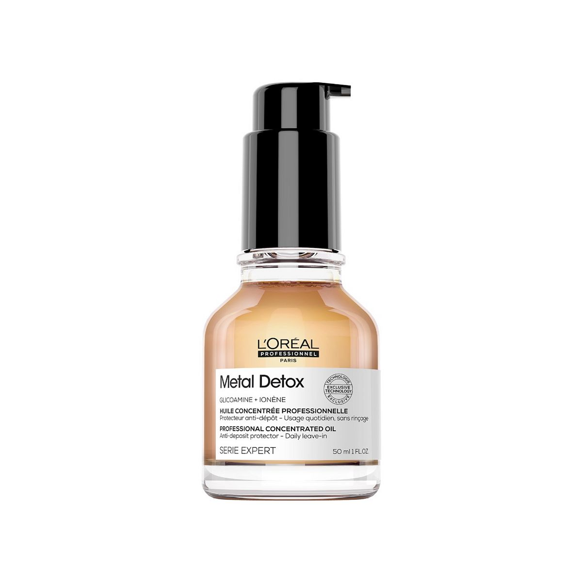 L'Oreal Professionnel Metal Detox Hair Oil, Prevent Damage & Colour Fade From Hard Water, Heat Protection, Shine 50Ml Br/>