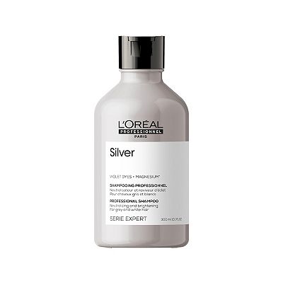 L'Oral Professionnel Serie Expert Silver Shampoo For Neutralising and Brightening Hair 300ml