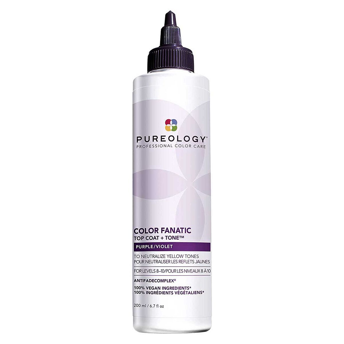 Pureology Color Fanatic Top Coat + Tone Purple Glaze Toner200 ml, 200ml