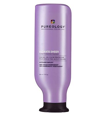 Click to view product details and reviews for Pureology Hydrate Sheer Moisturising Conditioner 266ml For Fine Dry Hair.