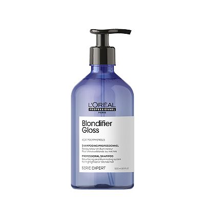 LOral Professionnel Serie Expert Blondifier Gloss Shampoo For Blonde Hair 500ml