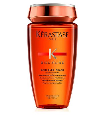 Krastase Discipline, Oil-infused Anti-Frizz Shampoo, For Voluminous & Unruly Hair, With Marula Oil, Bain Oleo Relax, 250ml