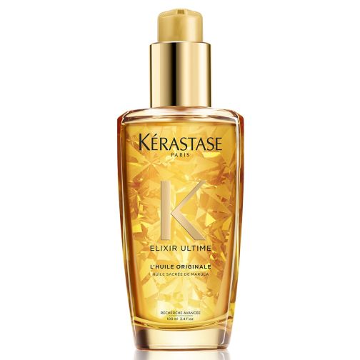 Kérastase Elixir Ultime Hair Oil, Long-lasting Radiance Treatment, For Dull Hair, With five precious Oils & Argan Oil, 100ml