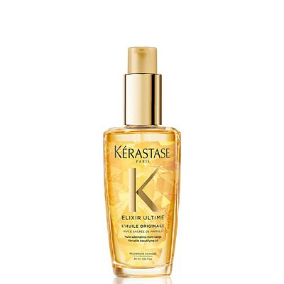 Krastase Elixir Ultime Hair Oil, Long-lasting Radiance Treatment, For Dull Hair, With five precious Oils & Argan Oil, 30ml