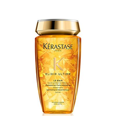 Krastase Elixir Ultime, Oil-infused Shine Shampoo, For Dull Hair, With 5 Precious Oils, Elixir Ultime Bain, 250ml