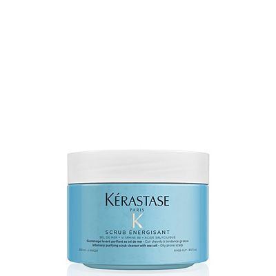 Krastase Fusio Scrub, Cleansing Treatment, For Oil-prone Hair and Scalp, With Sea Salt Minerals and 