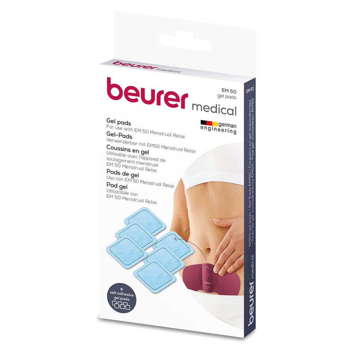 Beurer Tens Menstrual Relax Replacement Pads