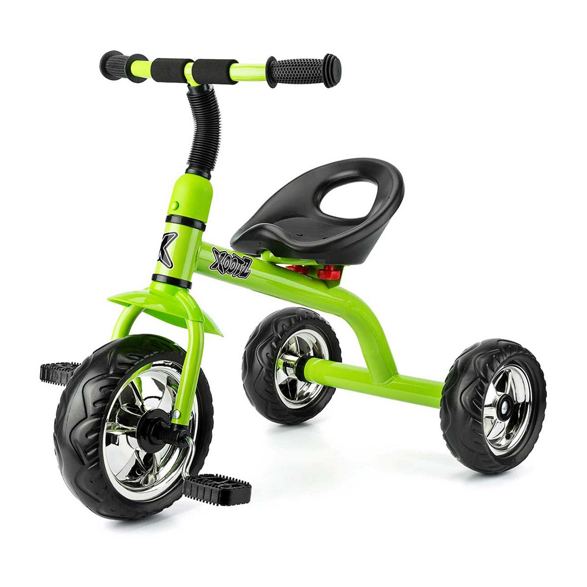 Xootz Kids Trike - Green - Ages 3+ - Steel Frame - Puncture Proof EVA Tyres - Image 12